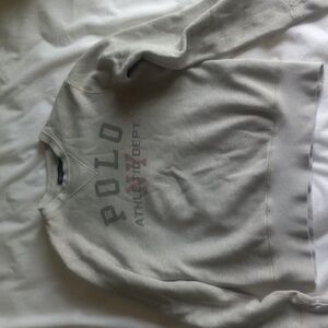 White Vintage Polo Ralph Lauren Sweatshirt